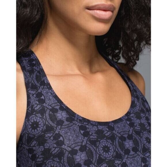 Lululemon Cool Racerback Mini Prisma Nightfall Black Grape 4 - Picture 3 of 10